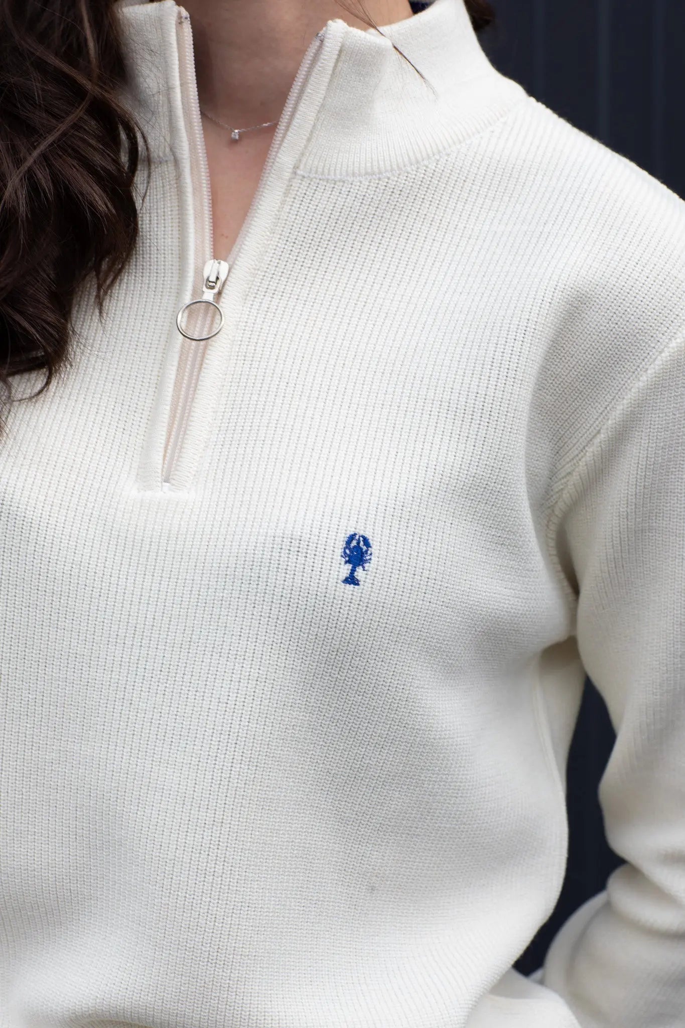 Pull Marin Col Zippé "Macha" La 5ème Homme 