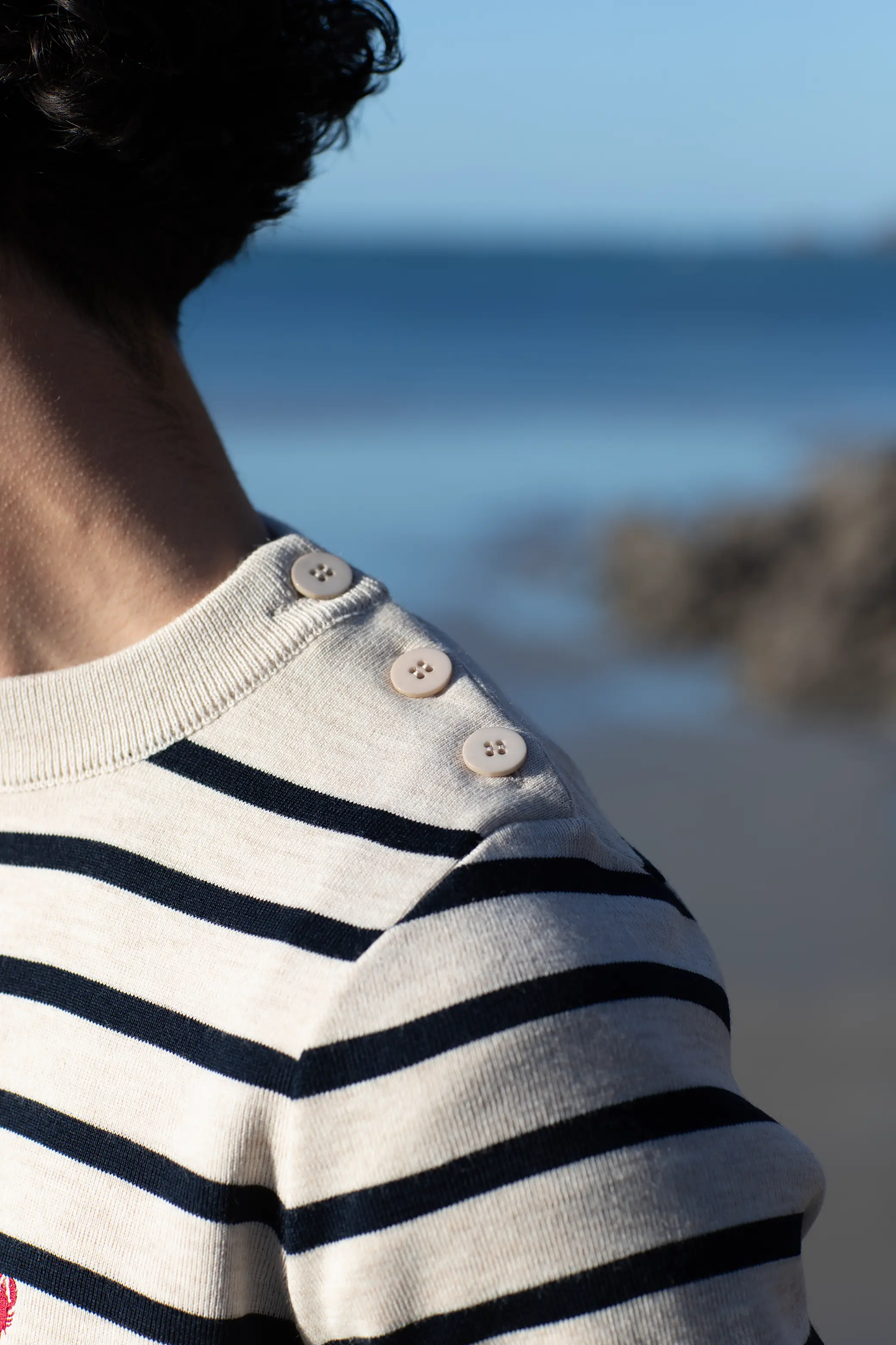 Pull Marin Rayé « Hubert » La 5ème Homme 