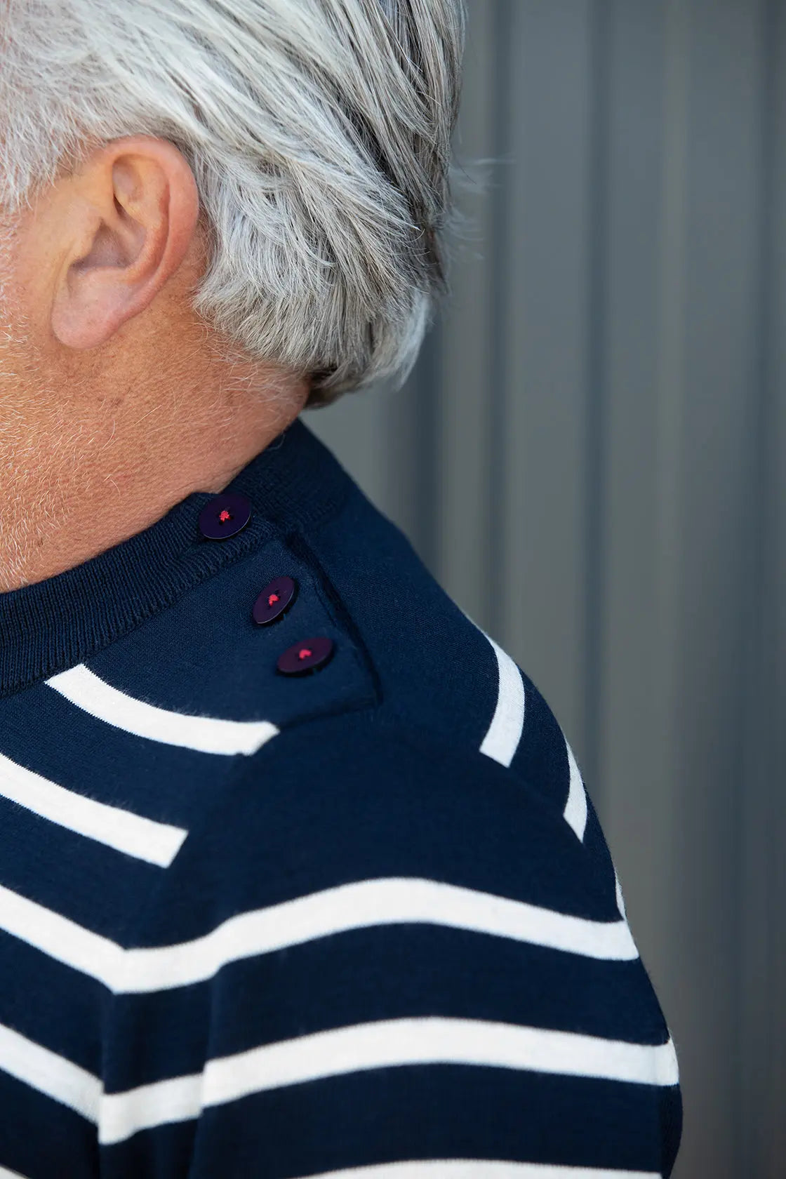 Pull Marin Rayé « Hubert » La 5ème Homme 