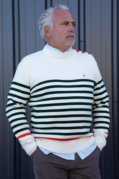 Pull Marin Rayé « Stéphane » La 5ème Homme 