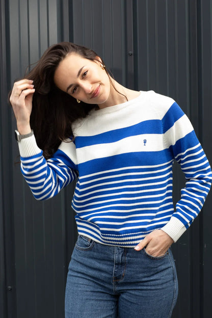 Pull Rayé en Coton « Pauline » La 5ème Femme 