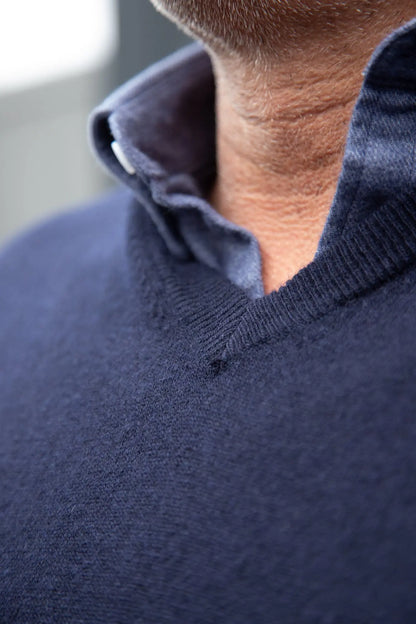 Pull Sans Manches Col V en Laine « Vincenzo » La 5ème Homme 