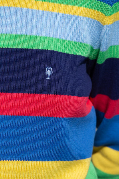 Pull en Coton Rayé « Iris » La 5ème Femme 