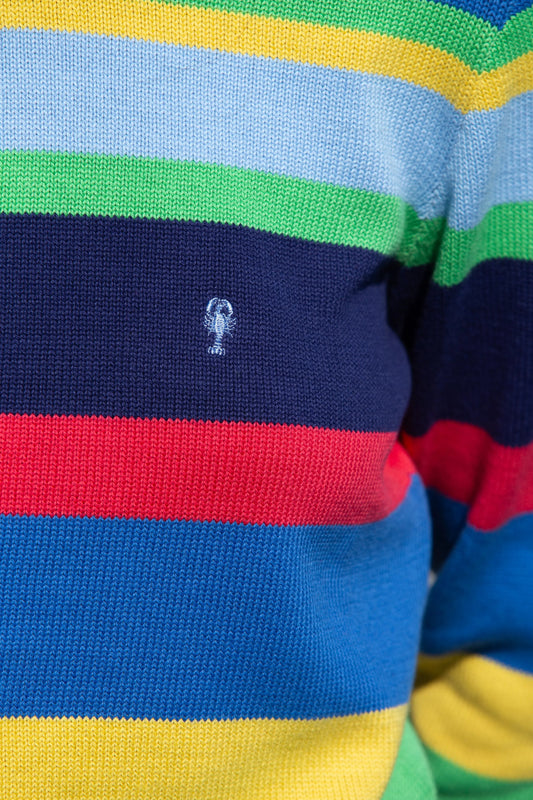 Pull en Coton Rayé « Iris » La 5ème Femme 