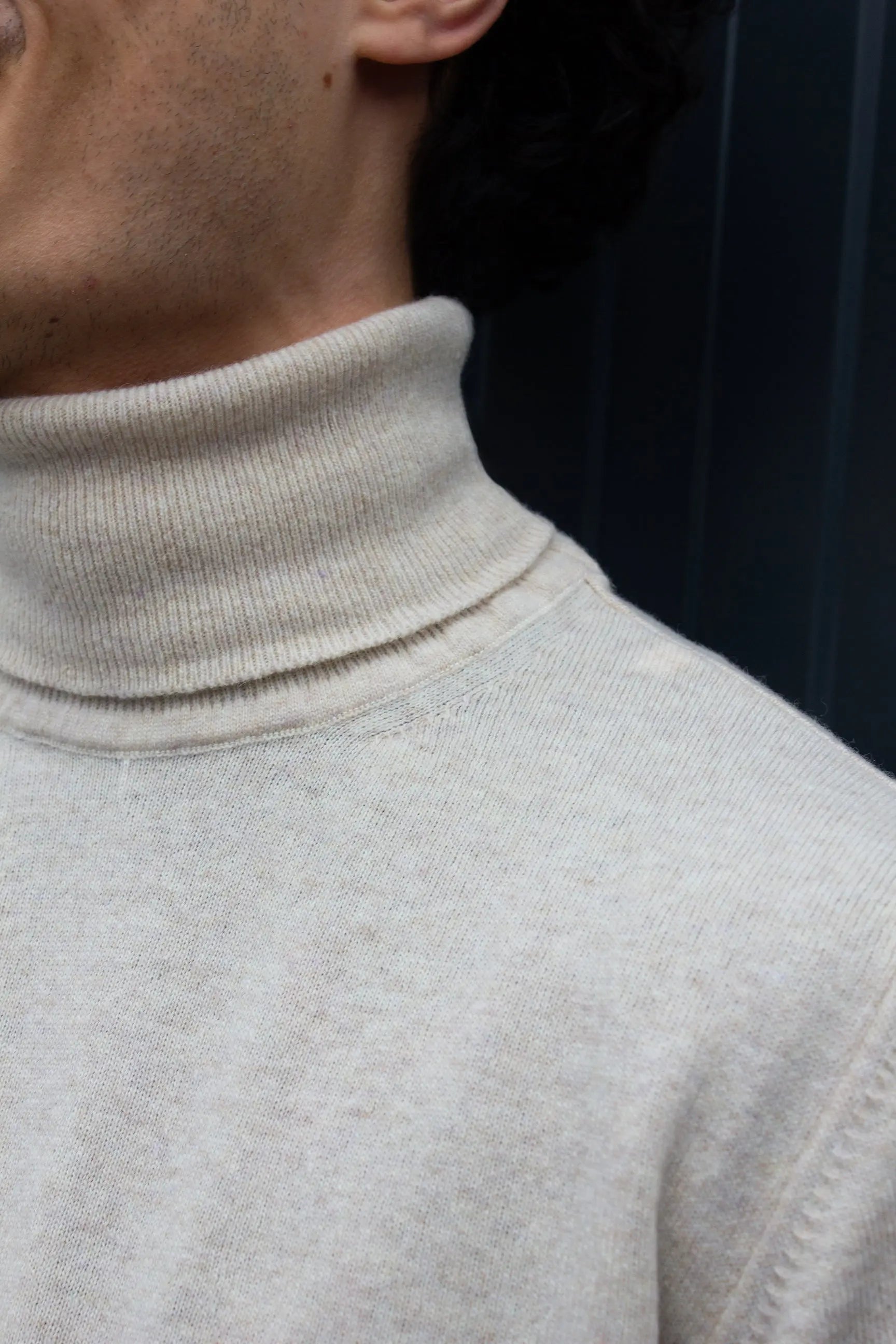 Pull en Laine Col Roulé « Hugo » La 5ème Homme 