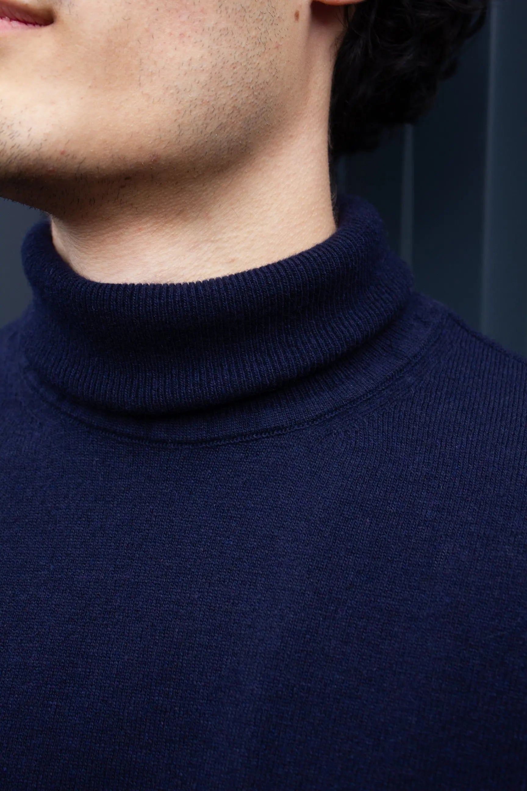 Pull en Laine Col Roulé « Hugo » La 5ème Homme 