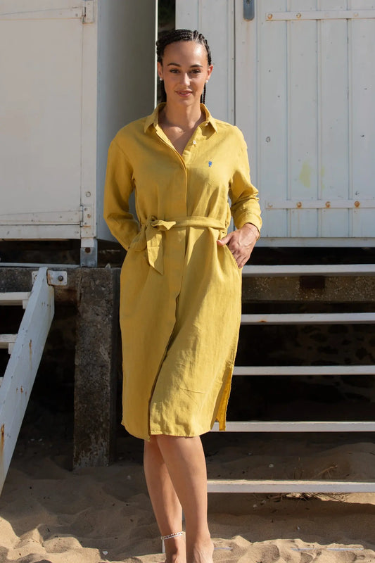 Robe Femme en Lin et Coton "Julia" La 5ème Homme 