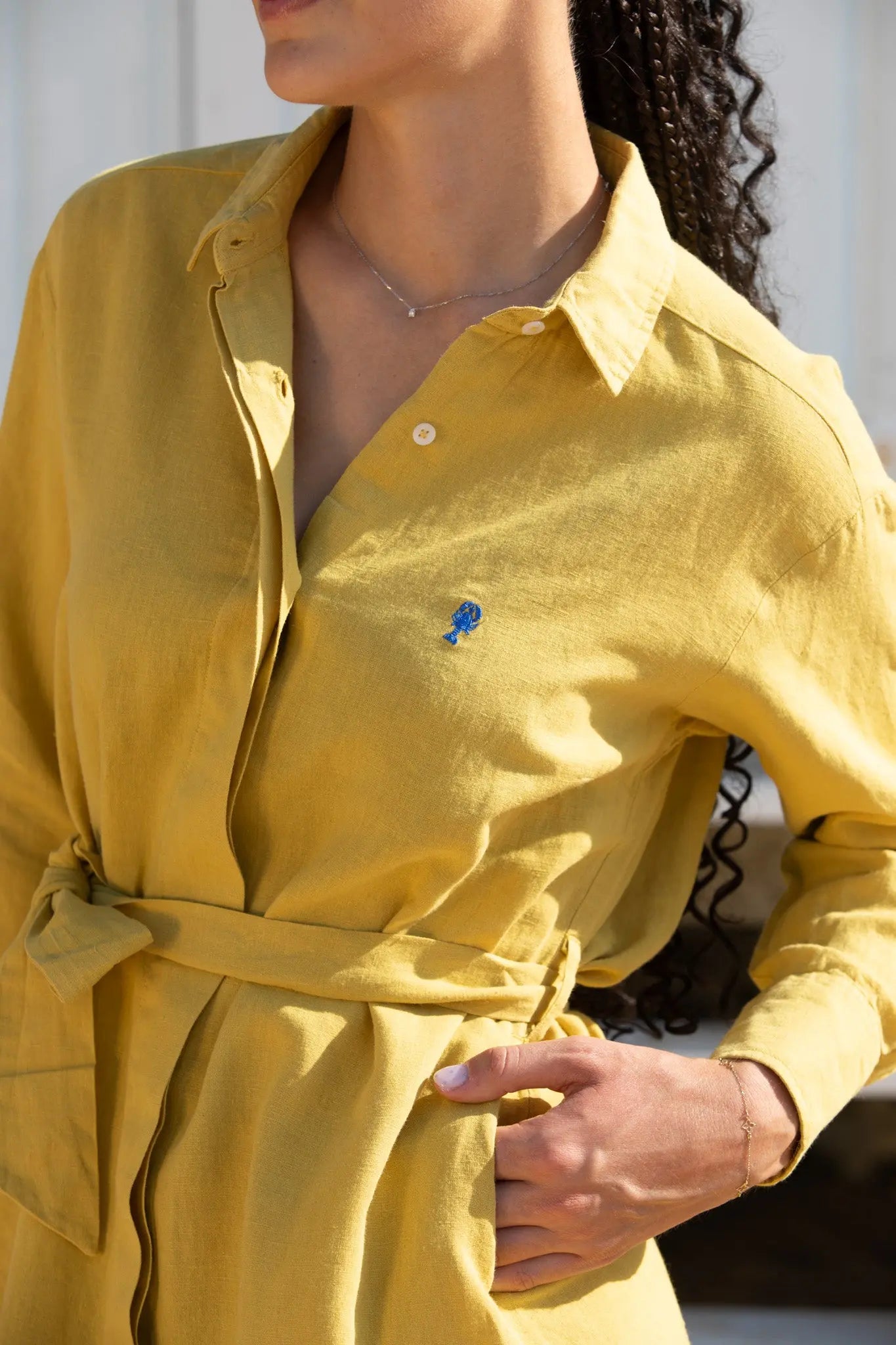 Robe Femme en Lin et Coton "Julia" La 5ème Homme 