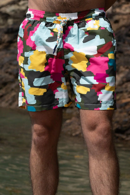 Short de bain « Christophe » Militaire La 5ème Homme 