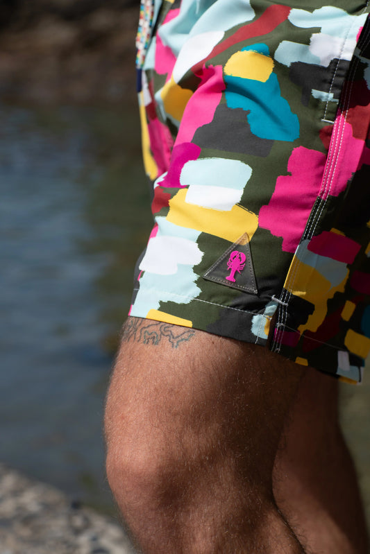 Short de bain « Christophe » Militaire La 5ème Homme 