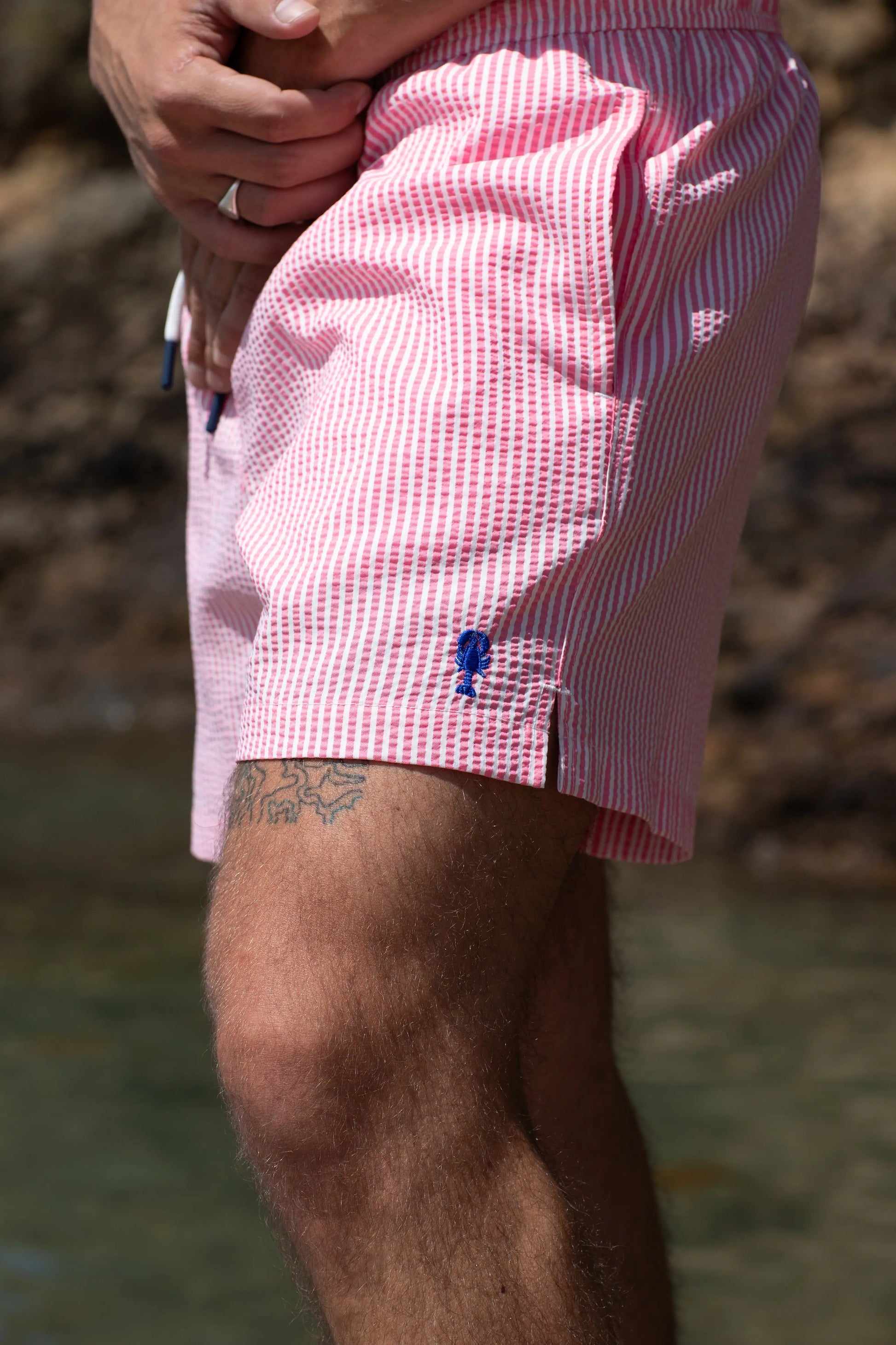 Short de bain « Christophe » à Rayures La 5ème Homme 