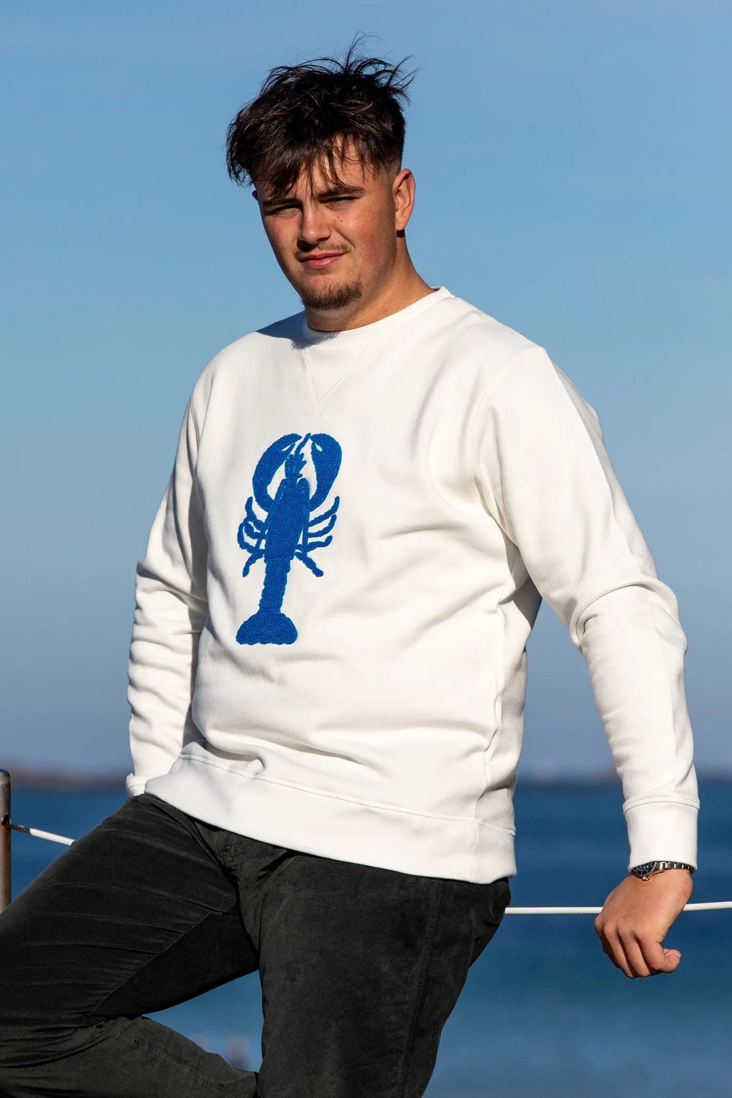 Sweat Broderie Chenille « Auray » La 5ème Homme 