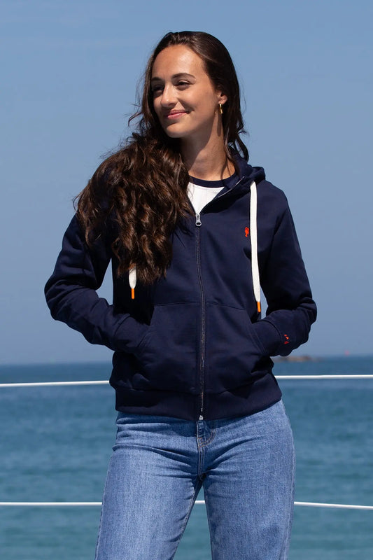 Sweat à Capuche Zippé « Daiquiri » La 5ème Femme 