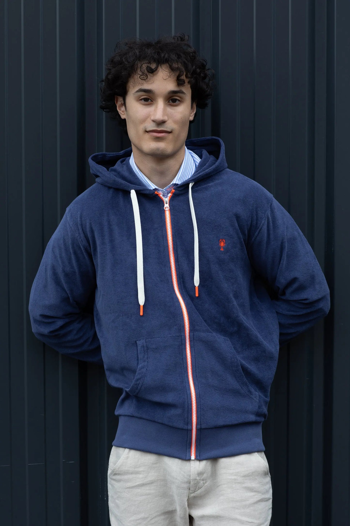 Sweat à capuche en éponge « Martin » La 5ème Homme 