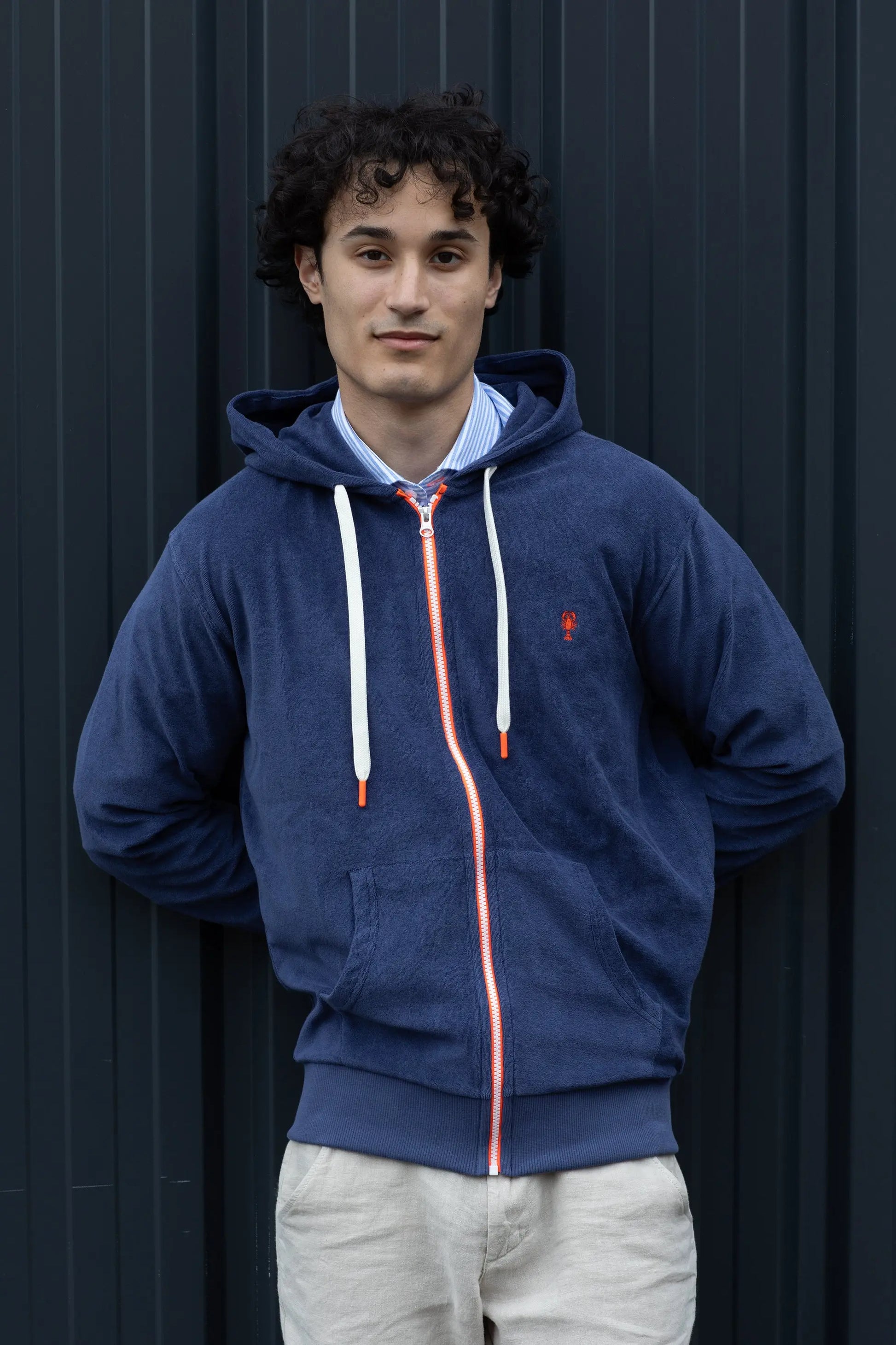 Sweat à capuche en éponge « Martin » La 5ème Homme 