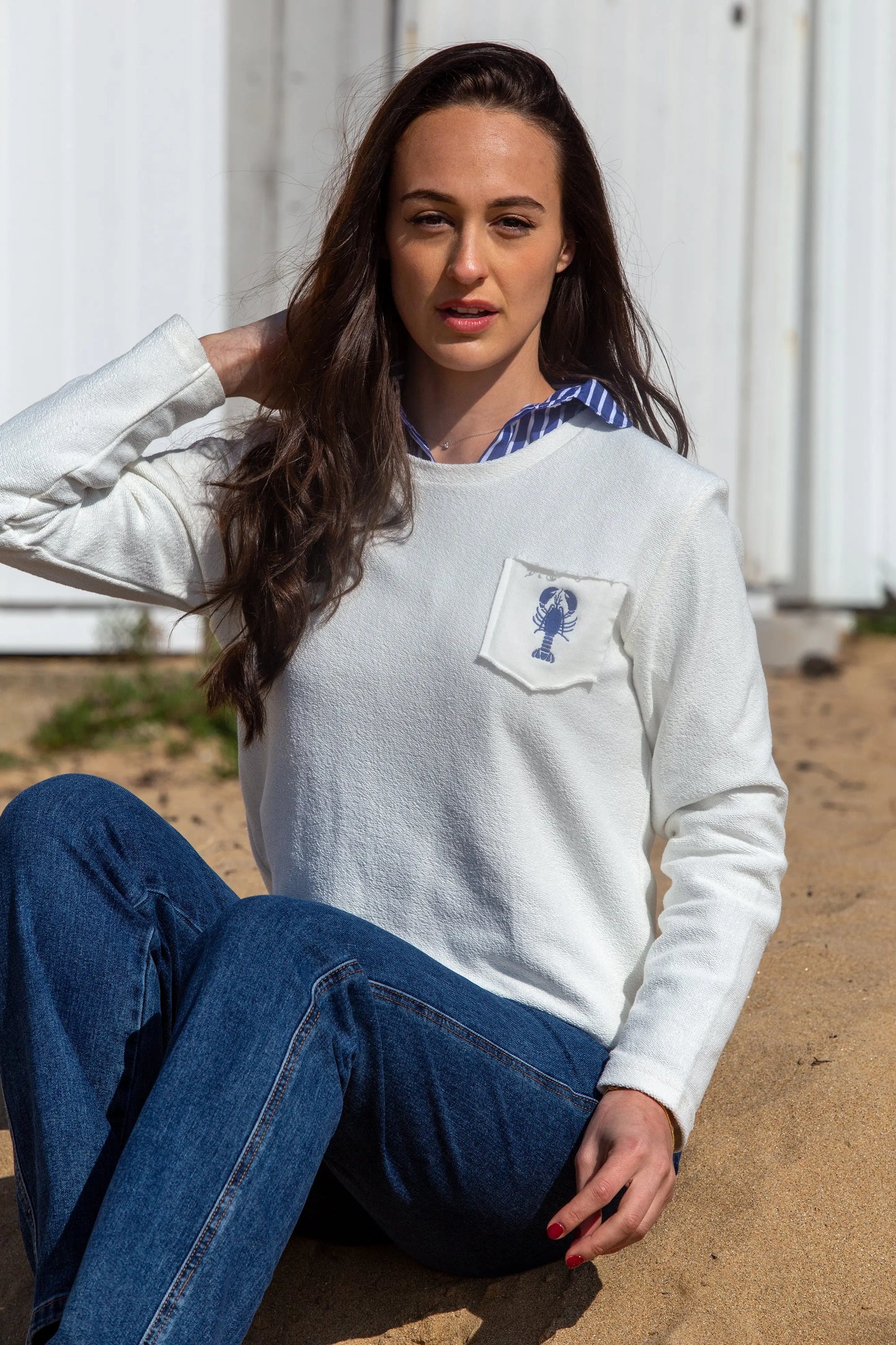 Sweat léger « Sangria » La 5ème Femme 