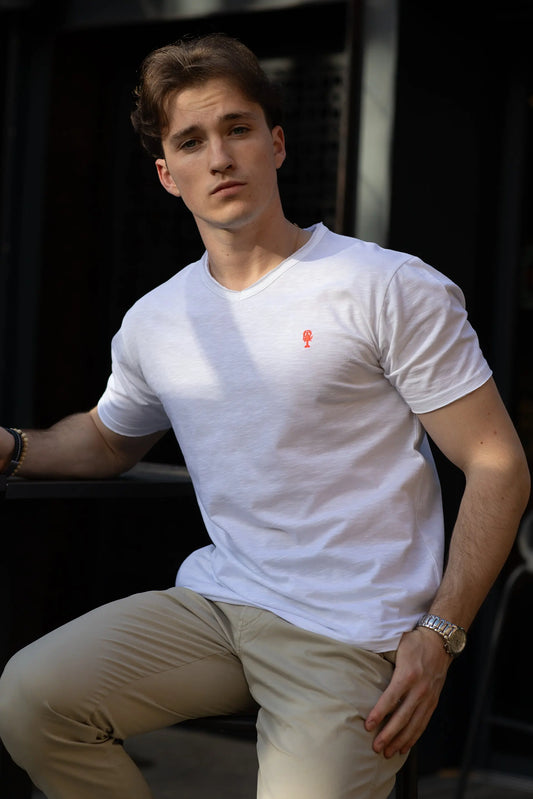 T-shirt Col V « Maroc » La 5ème Homme 