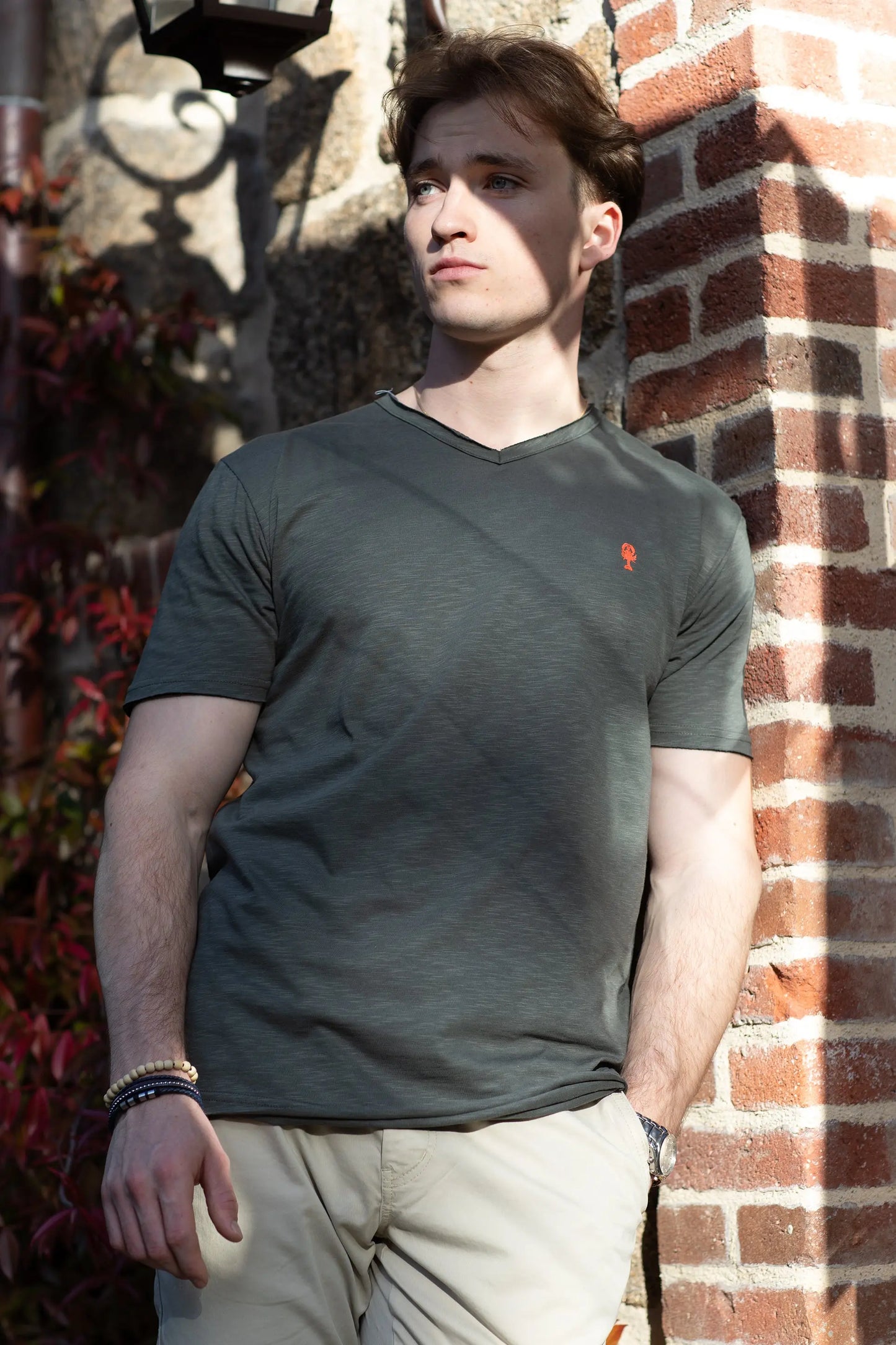 T-shirt Col V « Maroc » La 5ème Homme 