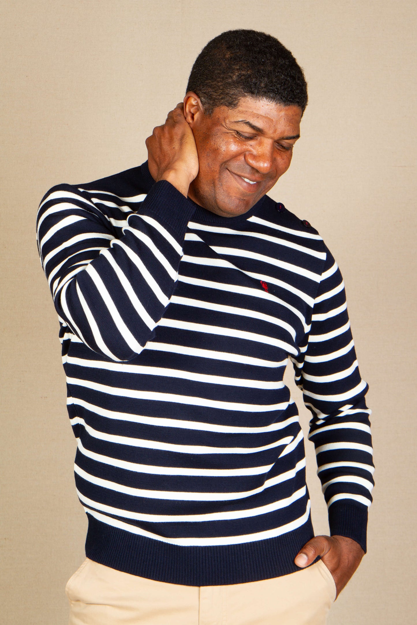 Pull « Hubert » Rayé